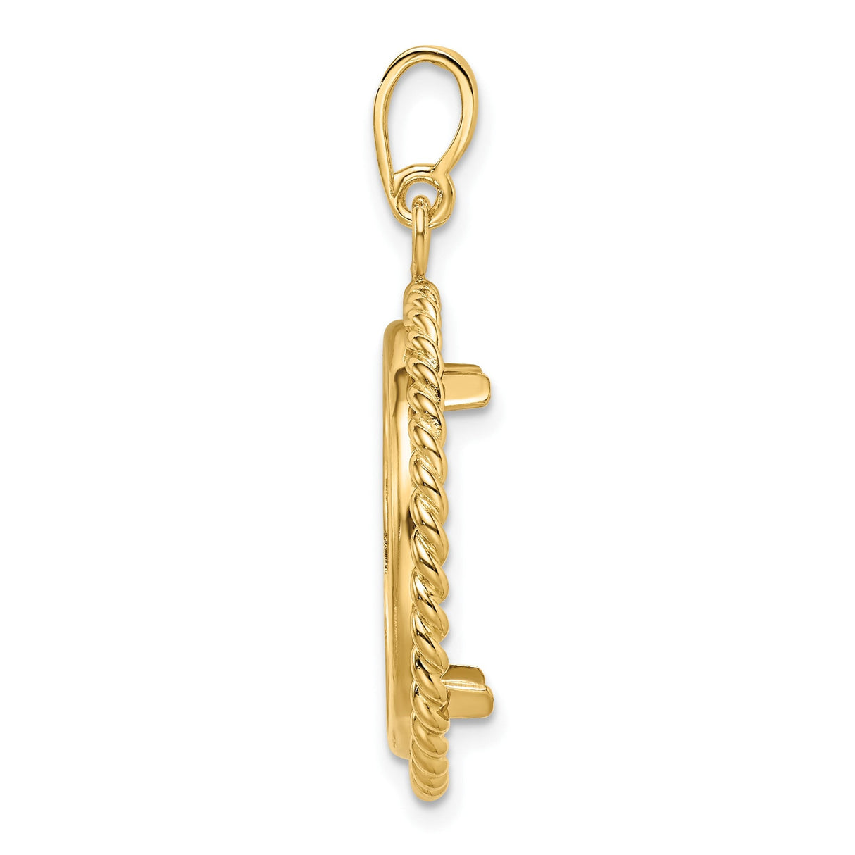 20 mm 14k Yellow Gold coin bezel for 20 mm Coin — alternate view