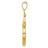 20 mm 14k Yellow Gold coin bezel for 20 mm Coin — alternate view