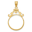 20 mm 14k Yellow Gold coin bezel for 20 mm Coin