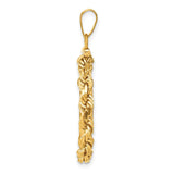 20 mm 14k Yellow Gold coin bezel for 20 mm Coin — alternate view