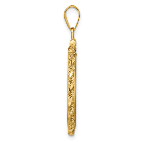 20 mm 14k Yellow Gold coin bezel for 20 mm Coin — alternate view