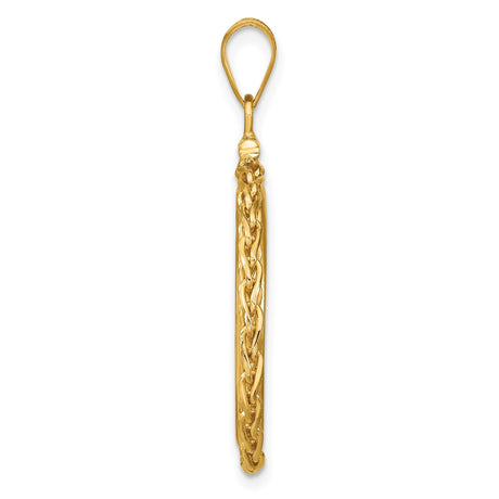20 mm 14k Yellow Gold coin bezel for 20 mm Coin — alternate view