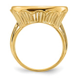 20 mm 14k Yellow Gold coin bezel for 20 mm Coin — alternate view