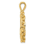 22 mm 14k Yellow Gold coin bezel for 21.6 mm Coin — alternate view