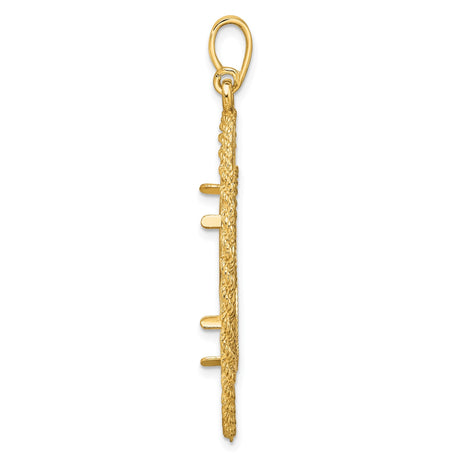 22 mm 14k Yellow Gold coin bezel for 21.6 mm Coin — alternate view