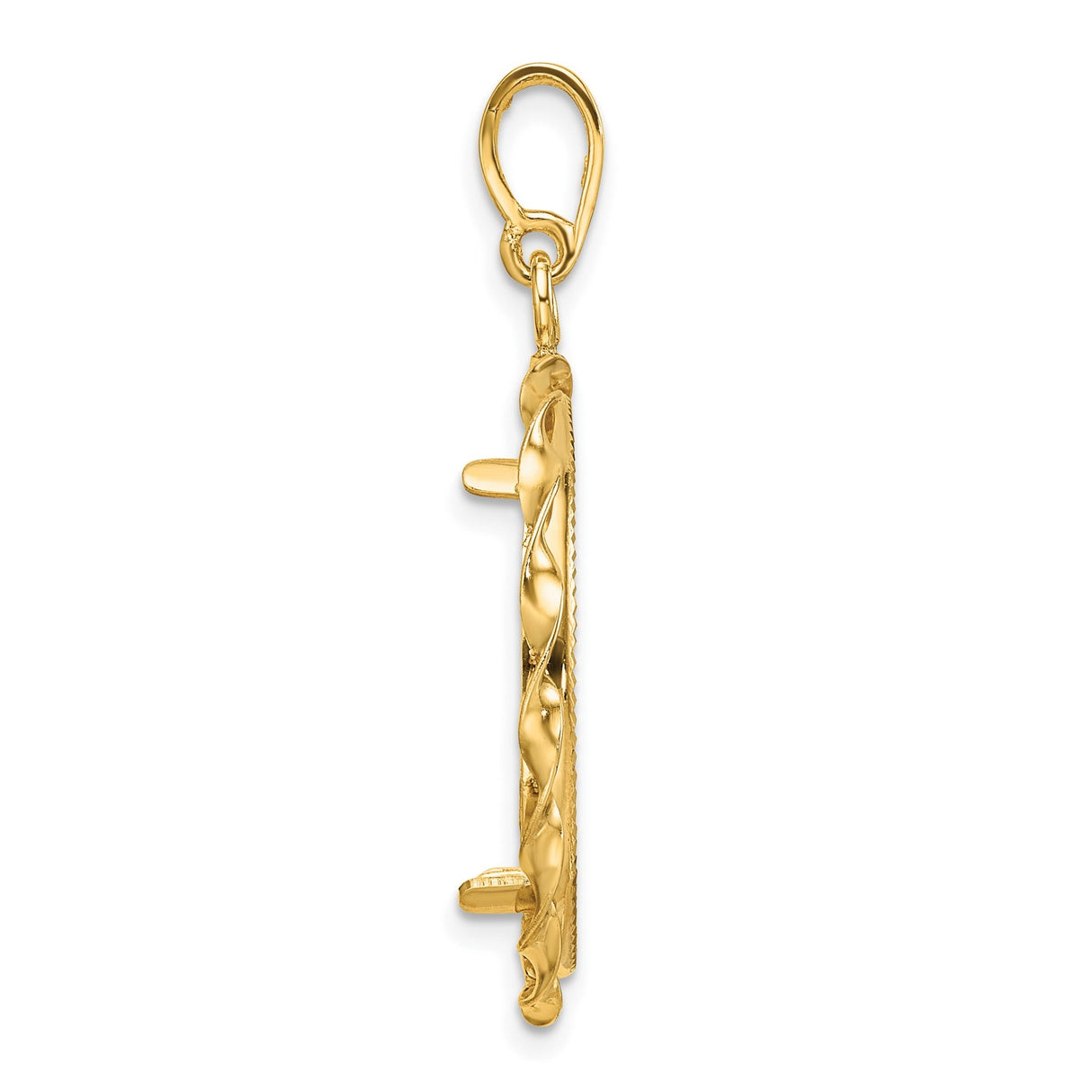 22 mm 14k Yellow Gold coin bezel for 21.6 mm Coin — alternate view