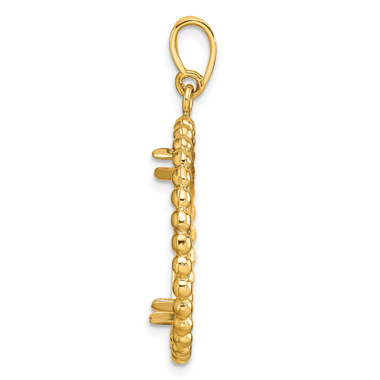 22 mm 14k Yellow Gold coin bezel for 21.6 mm Coin — alternate view