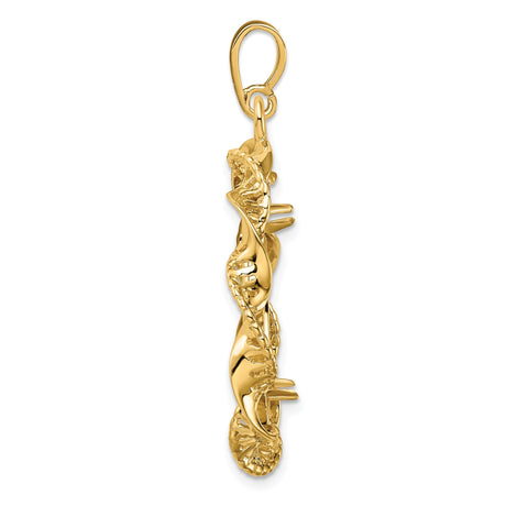 22 mm 14k Yellow Gold coin bezel for 21.6 mm Coin — alternate view