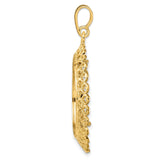 22 mm 14k Yellow Gold coin bezel for 21.6 mm Coin — alternate view