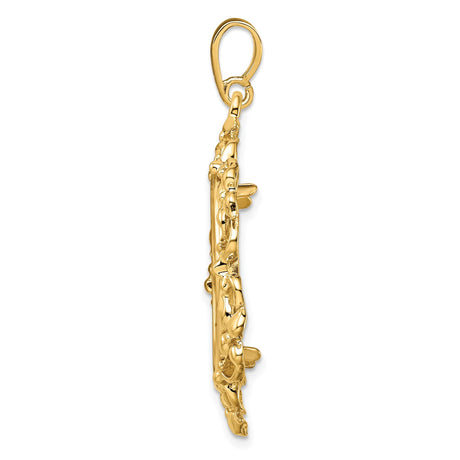 22 mm 14k Yellow Gold coin bezel for 21.6 mm Coin — alternate view