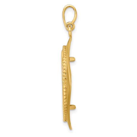 22 mm 14k Yellow Gold coin bezel for 21.6 mm Coin — alternate view
