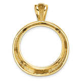 22 mm 14k Yellow Gold coin bezel for 21.6 mm Coin — additional image