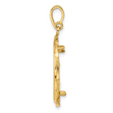 22 mm 14k Yellow Gold coin bezel for 21.6 mm Coin — alternate view