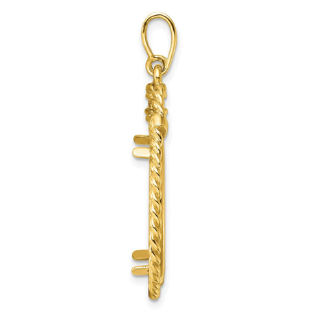 22 mm 14k Yellow Gold coin bezel for 21.6 mm Coin — alternate view