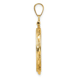 22 mm 14k Yellow Gold coin bezel for 21.6 mm Coin — alternate view