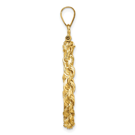 22 mm 14k Yellow Gold coin bezel for 21.6 mm Coin — alternate view