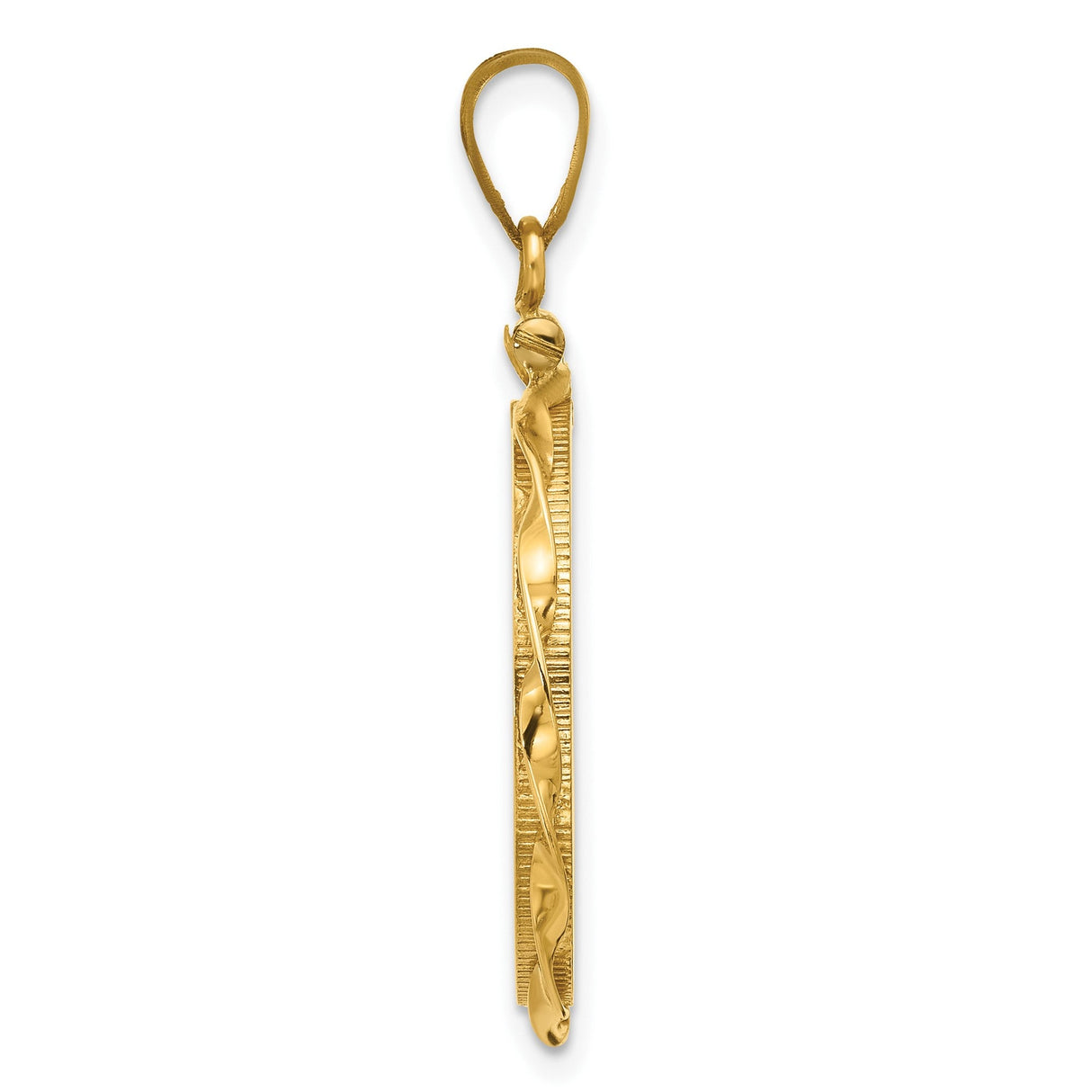 22 mm 14k Yellow Gold coin bezel for 21.6 mm Coin — alternate view