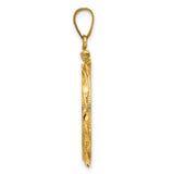 22 mm 14k Yellow Gold coin bezel for 21.6 mm Coin — alternate view