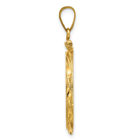 22 mm 14k Yellow Gold coin bezel for 21.6 mm Coin — alternate view