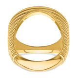 22 mm 14k Yellow Gold coin bezel for 21.6 mm Coin — additional image