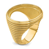 22 mm 14k Yellow Gold coin bezel for 21.6 mm Coin — additional image
