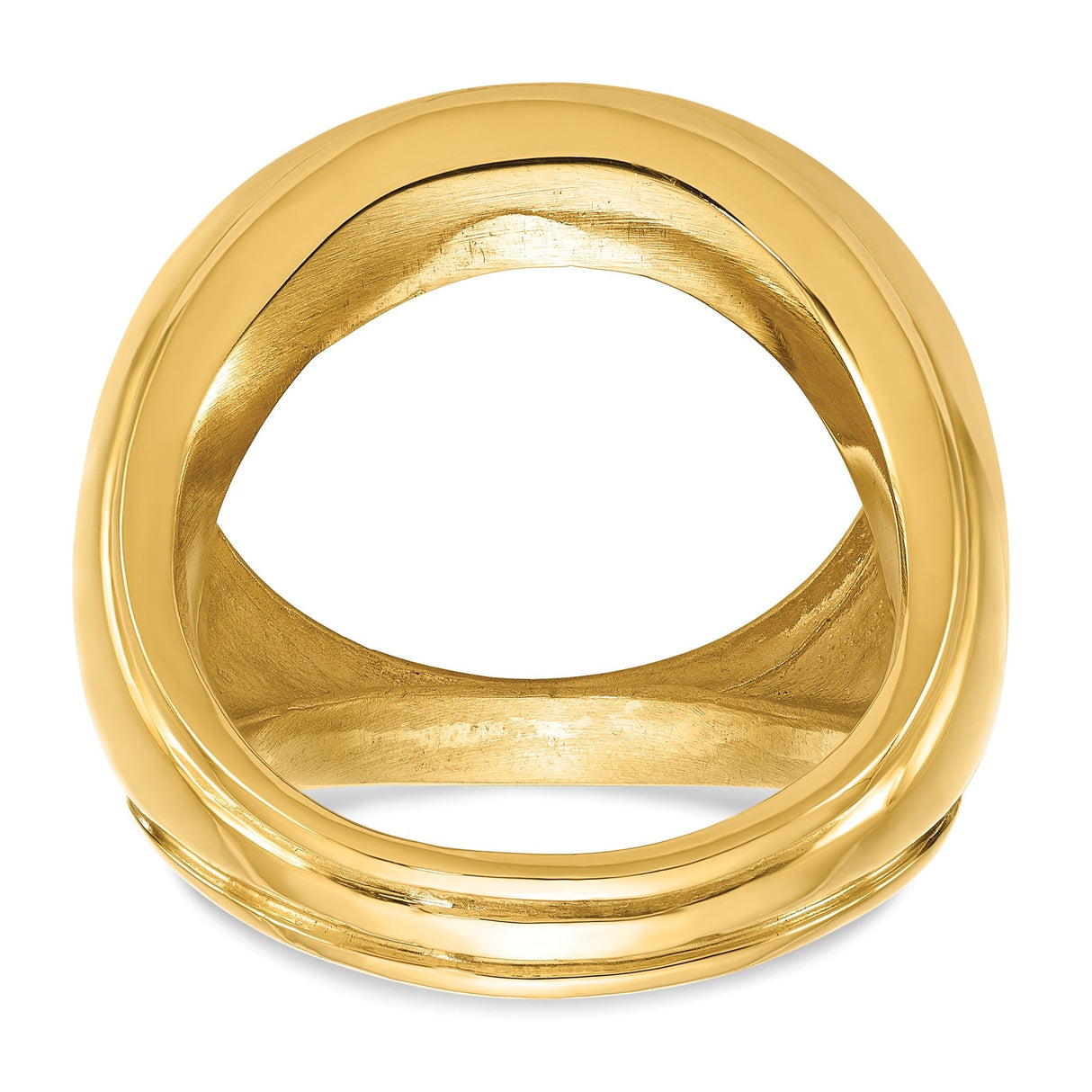 22 mm 14k Yellow Gold coin bezel for 21.6 mm Coin — additional image