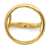 22 mm 14k Yellow Gold coin bezel for 21.6 mm Coin — additional image