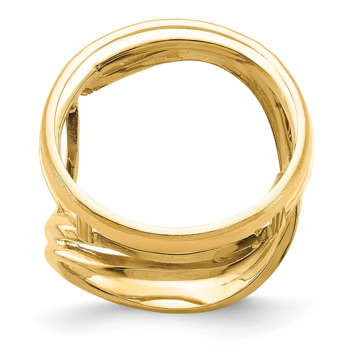 22 mm 14k Yellow Gold coin bezel for 21.6 mm Coin — additional image