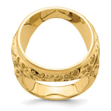 22 mm 14k Yellow Gold coin bezel for 21.6 mm Coin — additional image
