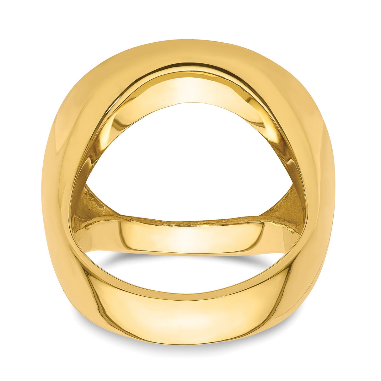 22 mm 14k Yellow Gold coin bezel for 21.6 mm Coin — additional image