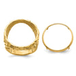 22 mm 14k Yellow Gold coin bezel for 21.6 mm Coin