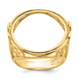 22 mm 14k Yellow Gold coin bezel for 21.6 mm Coin — additional image