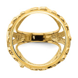 22 mm 14k Yellow Gold coin bezel for 21.6 mm Coin — additional image