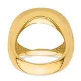 22 mm 14k Yellow Gold coin bezel for 21.6 mm Coin — additional image