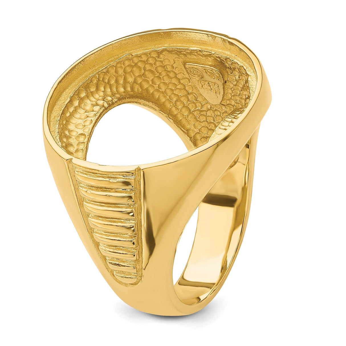 22 mm 14k Yellow Gold coin bezel for 21.6 mm Coin — additional image