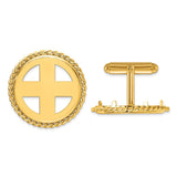 22 mm 14k Yellow Gold coin bezel for 22 mm Coin