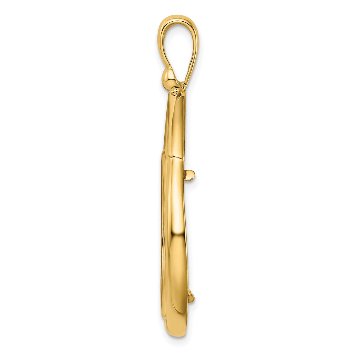 22 mm 14k Yellow Gold coin bezel for 22 mm Coin — alternate view