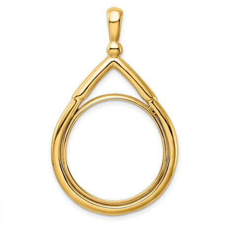 22 mm 14k Yellow Gold coin bezel for 22 mm Coin