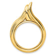 22 mm 14k Yellow Gold coin bezel for 22 mm Coin