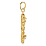 22 mm 14k Yellow Gold coin bezel for 22 mm Coin — alternate view