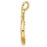 22 mm 14k Yellow Gold coin bezel for 22 mm Coin — alternate view