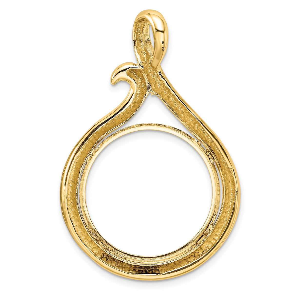 22 mm 14k Yellow Gold coin bezel for 22 mm Coin — additional image