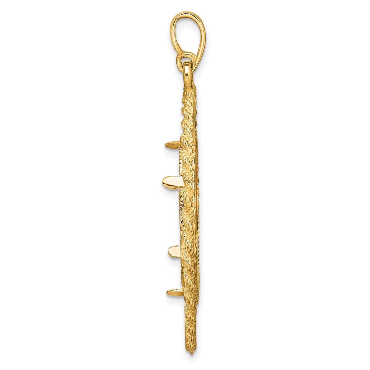 22 mm 14k Yellow Gold coin bezel for 22 mm Coin — alternate view