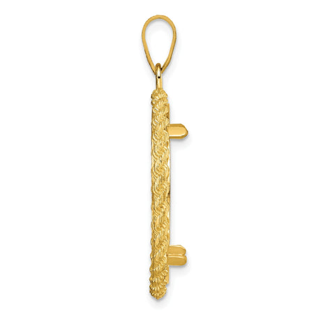 22 mm 14k Yellow Gold coin bezel for 22 mm Coin — alternate view