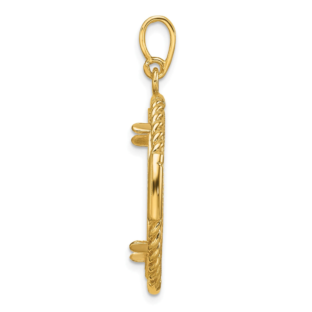 22 mm 14k Yellow Gold coin bezel for 22 mm Coin — alternate view