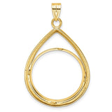 22 mm 14k Yellow Gold coin bezel for 22 mm Coin — additional image