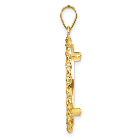 22 mm 14k Yellow Gold coin bezel for 22 mm Coin — alternate view
