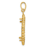 22 mm 14k Yellow Gold coin bezel for 22 mm Coin — alternate view
