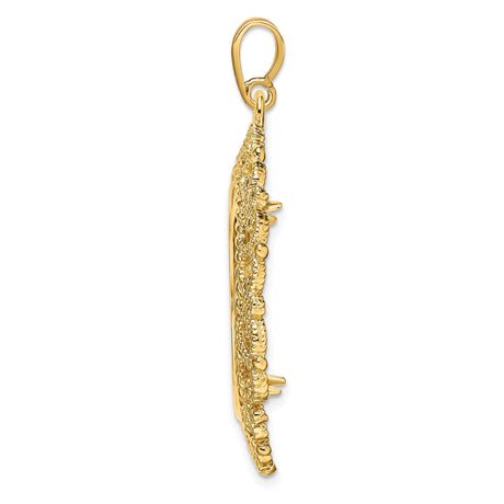 22 mm 14k Yellow Gold coin bezel for 22 mm Coin — alternate view