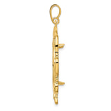 22 mm 14k Yellow Gold coin bezel for 22 mm Coin — alternate view